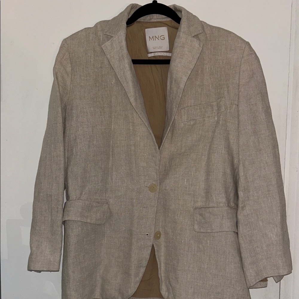MNG Women's Beige Blazer